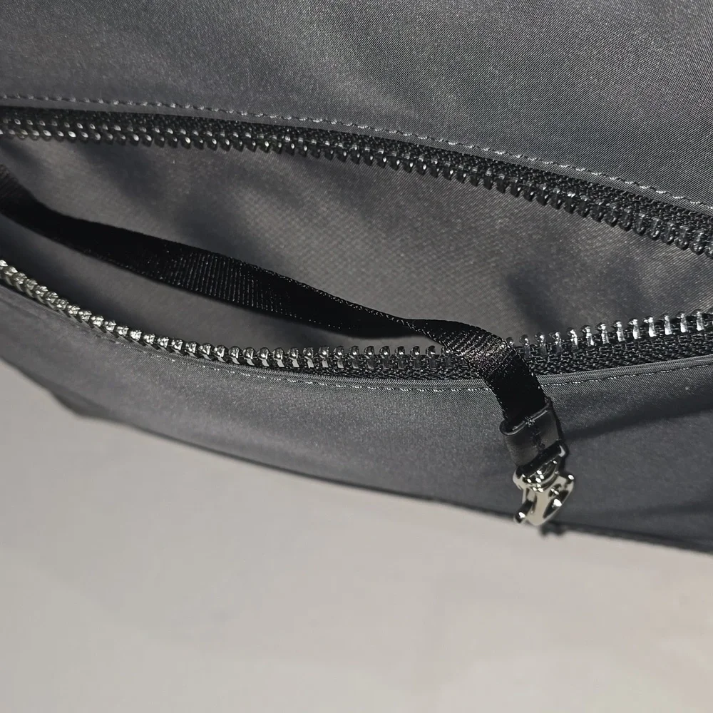 NWT ✅ TUMI LINKS TRAVEL BACKPACK PE & LEATHER CHARCOAL GREY / BLACK ✨NWT